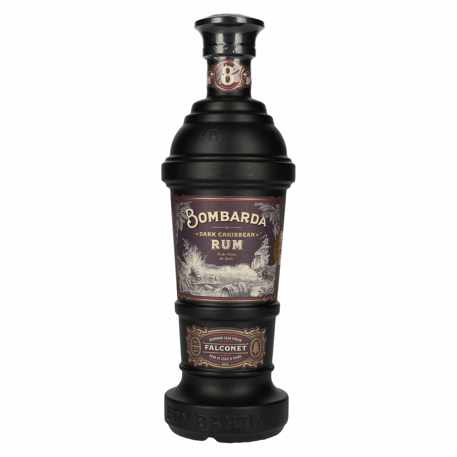 Bombarda FALCONET Dark Caribbean Rum 43% Vol. 0,7l