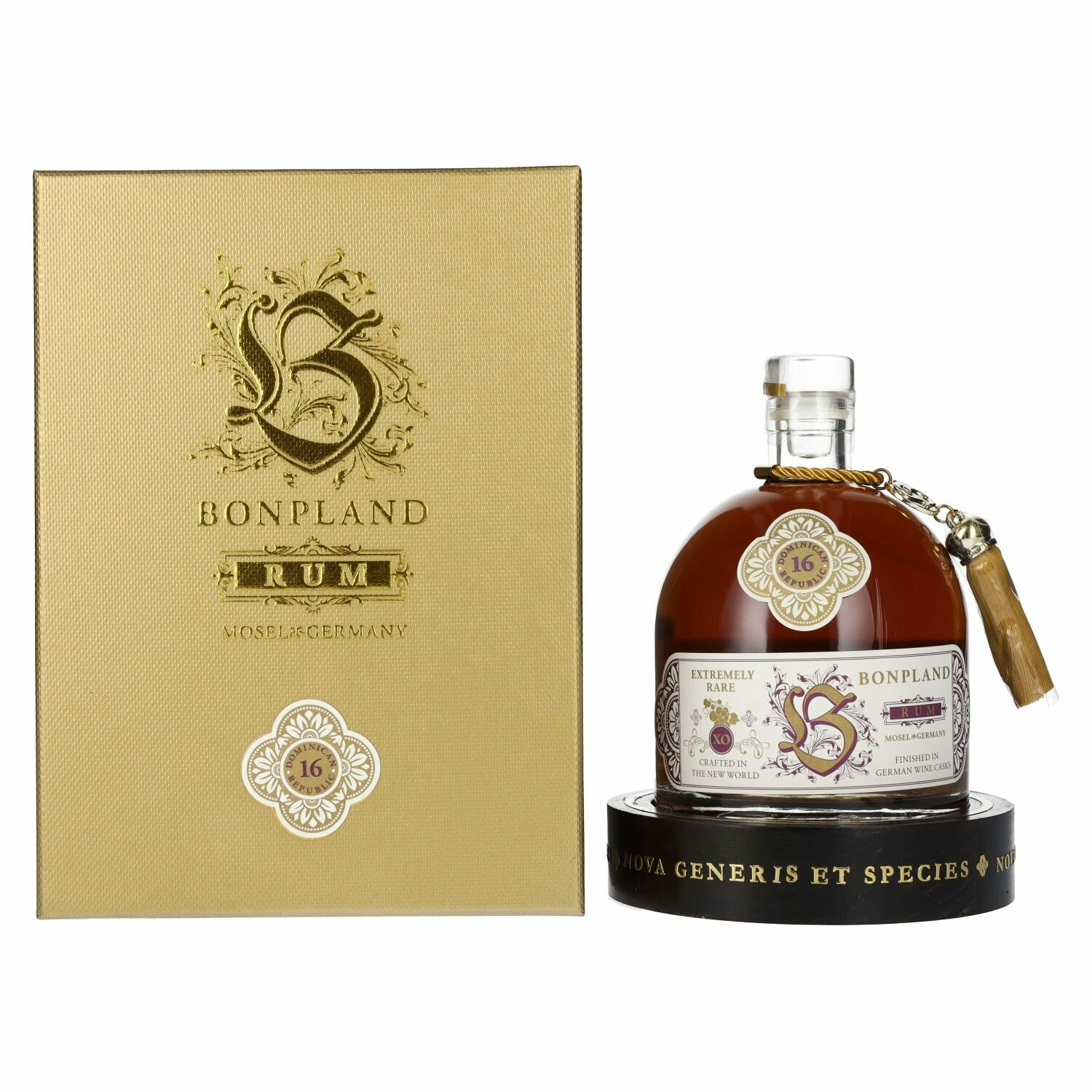 Bonpland Rum Dominican Republic 16 Years Old 45% Vol. 0,5l in Giftbox