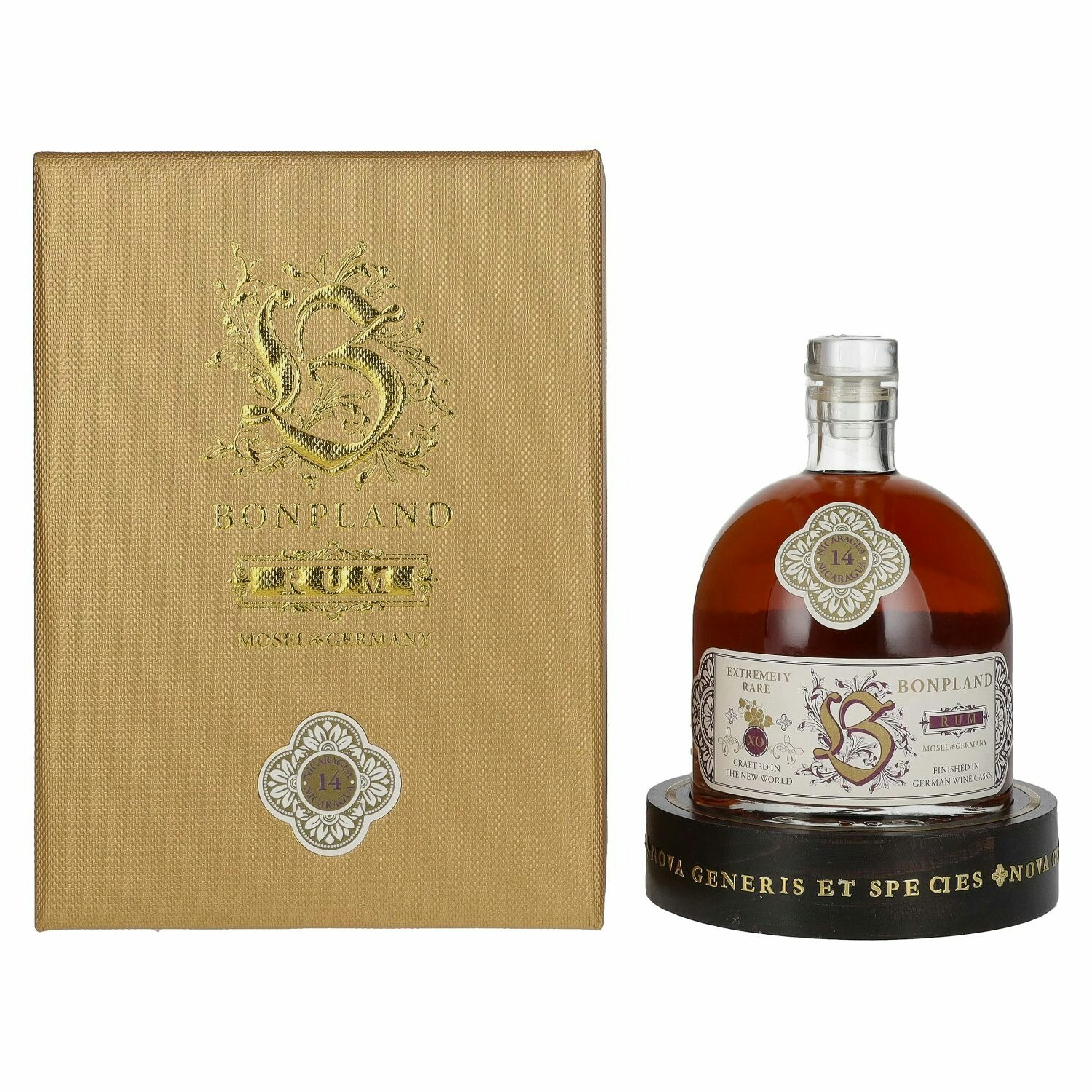 Bonpland Rum Nicaragua 14 Years Old 2004 45% Vol. 0,5l in Giftbox