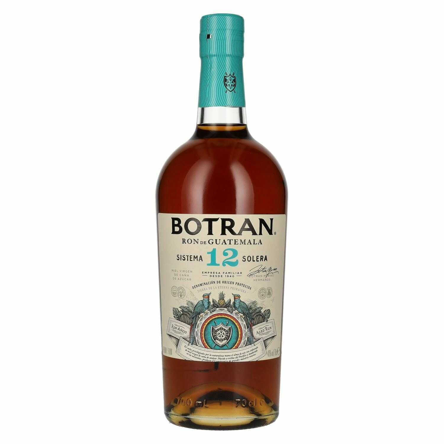 Botran Ron Añejo 12 Sistema Solera 40% Vol. 0,7l