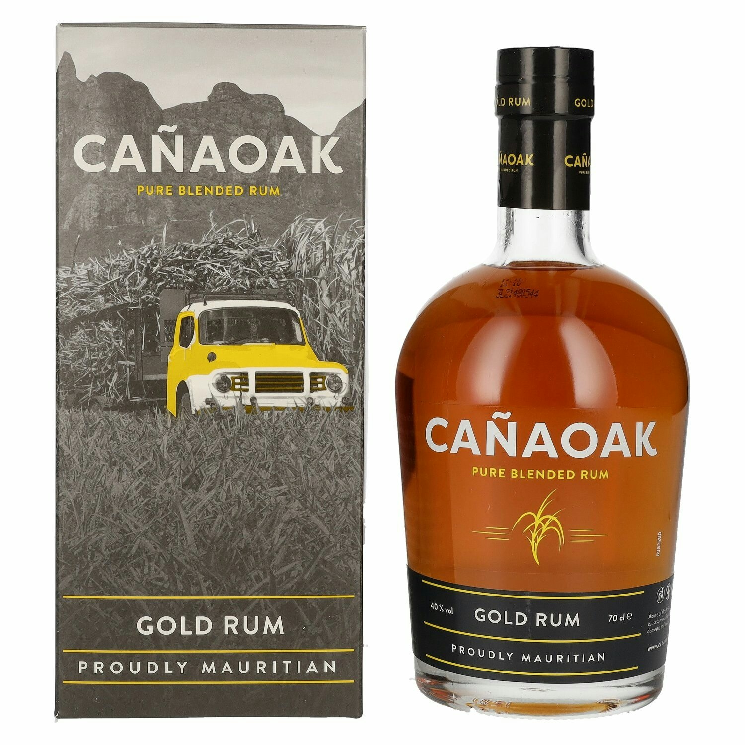 Cañaoak Pure Blended Gold Rum 40% Vol. 0,7l in Giftbox