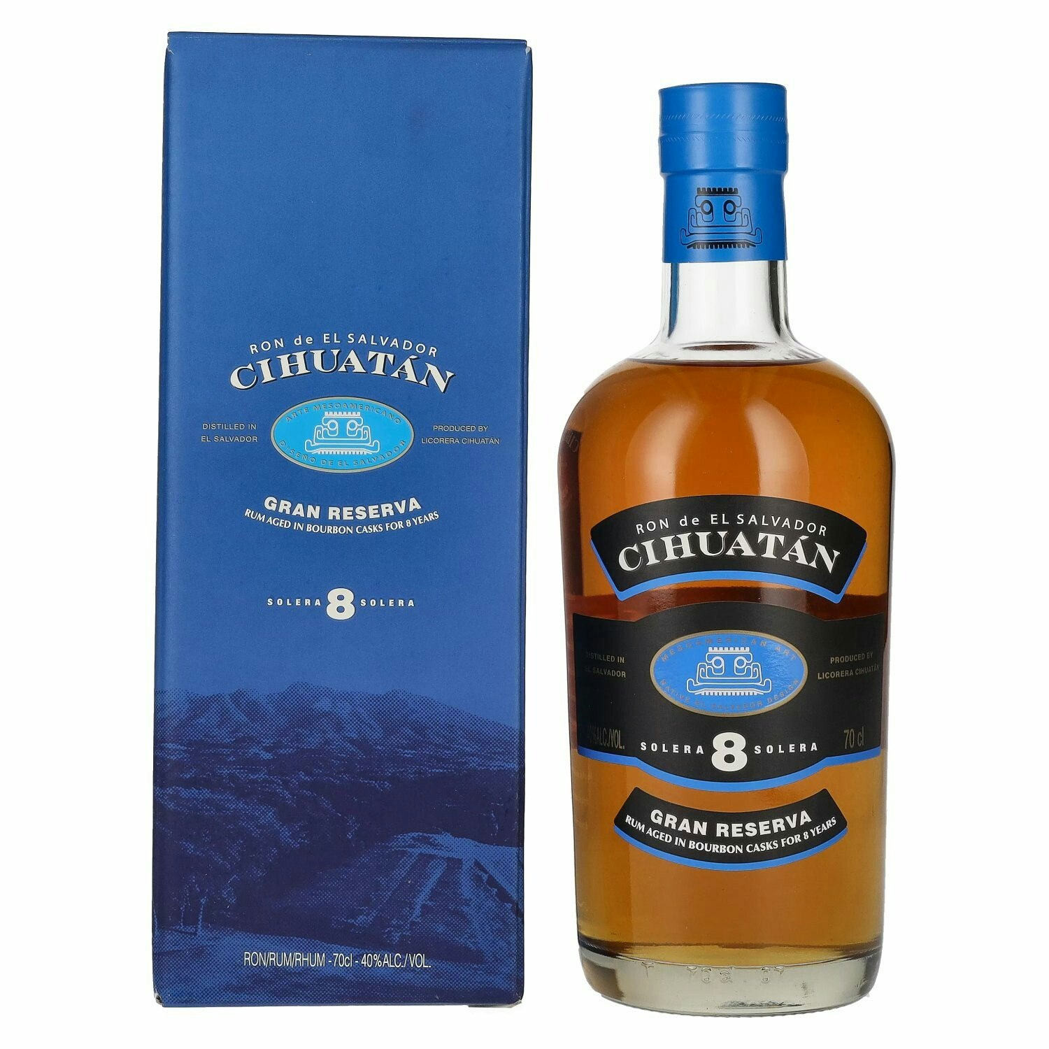 Cihuatán 8 Solera Gran Reserva 40% Vol. 0,7l in Giftbox