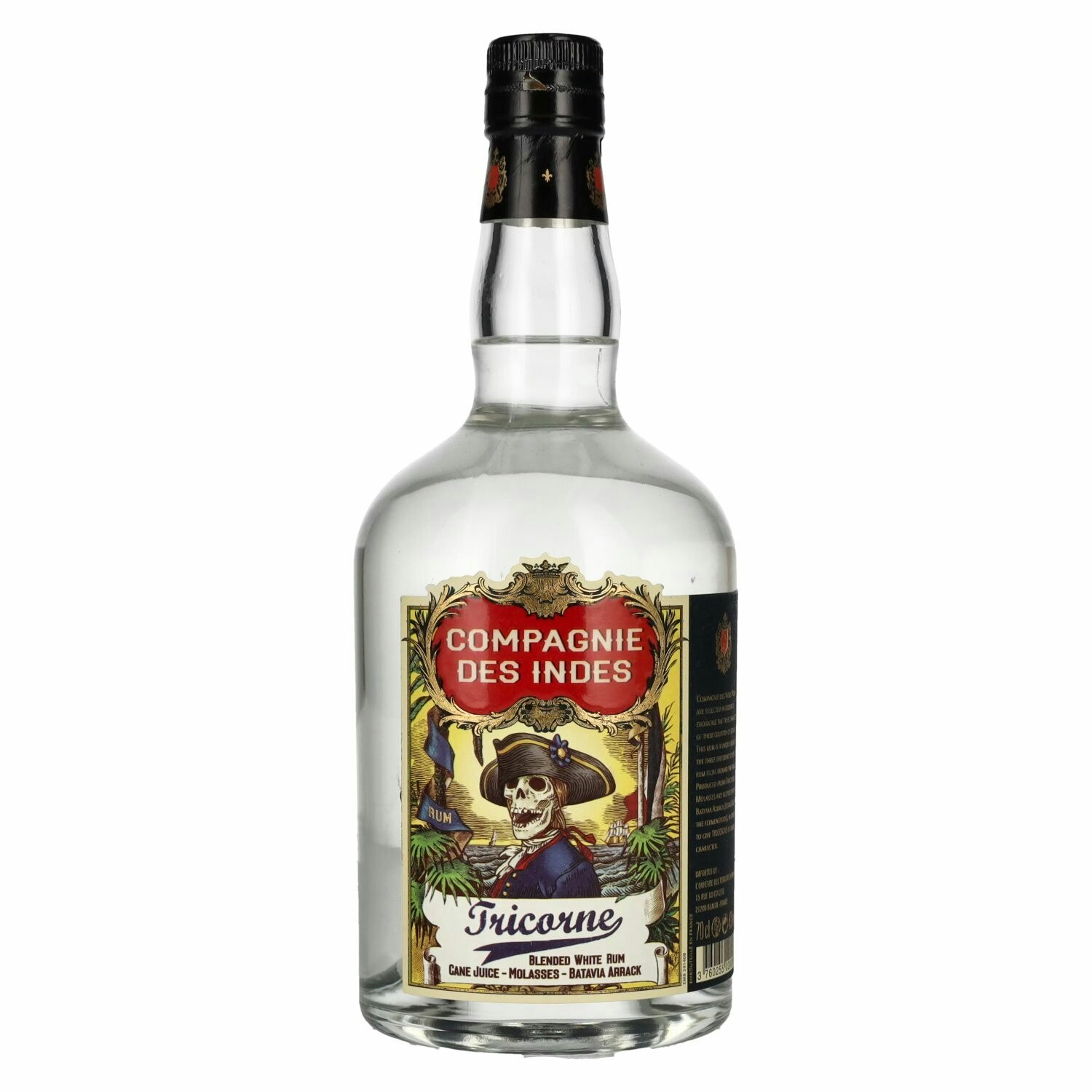 Compagnie des Indes Tricorne Blended White Rum 43% Vol. 0,7l