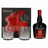 Dictador 12 Years Old ICON RESERVE Colombian Rum 40% Vol. 0,7l in Giftbox with 2 glasses
