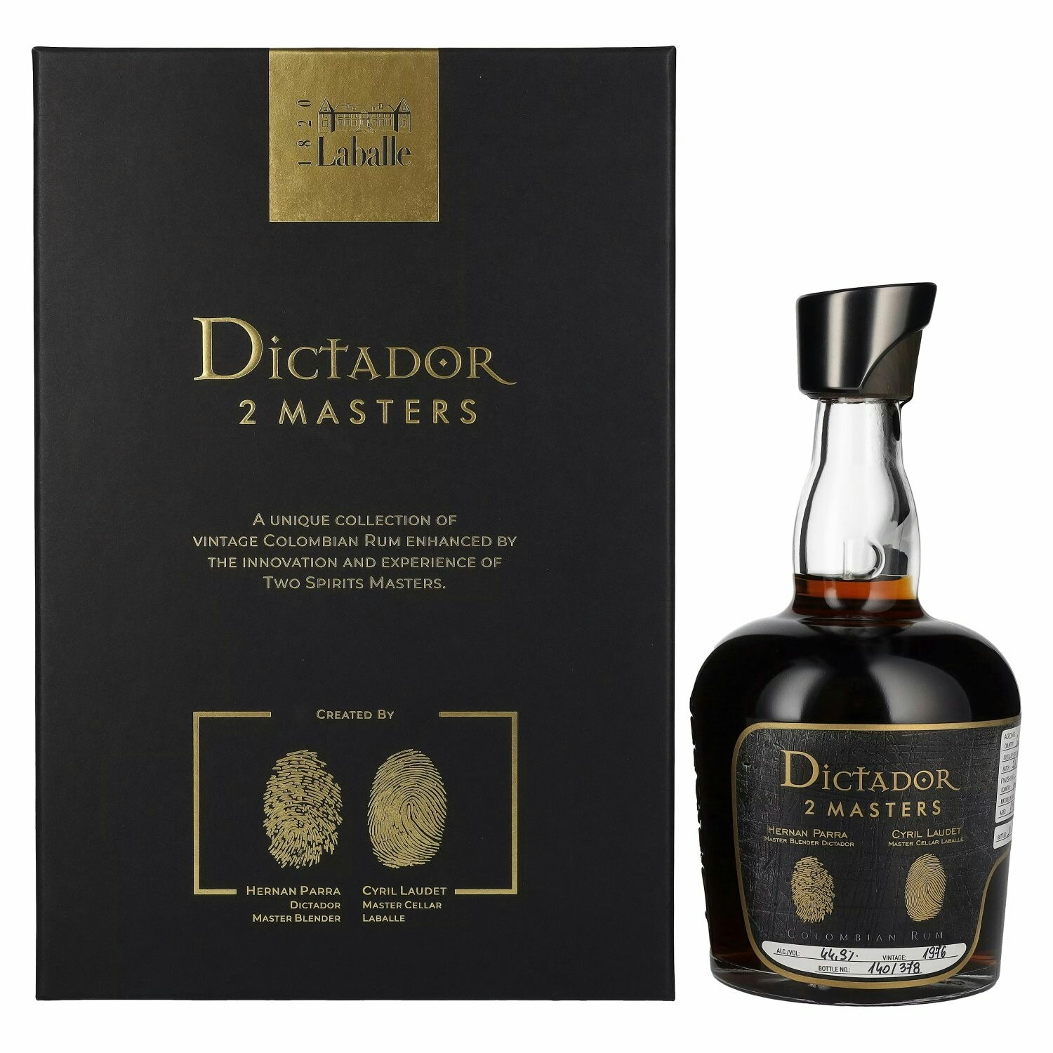Dictador 2 MASTERS 1976 41 Years Old Laballe 2nd Release 44,9% Vol. 0,7l in Giftbox
