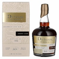 Dictador EPISODIO I 23 Years Old SHERRY CASK Rum 1998 45% Vol. 0,7l in Giftbox