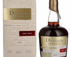 Dictador EPISODIO I 22 Years Old PORT CASK Rum 1999 43% Vol. 0,7l in Giftbox