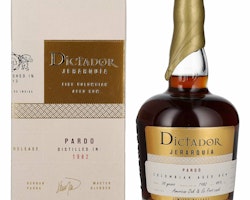 Dictador JERARQUÍA 38 Years Old PARDO Rum 1982 44% Vol. 0,7l in Giftbox