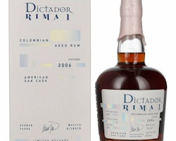 Dictador RIMA 1 16 Years Old AMERICAN OAK Cask Vintage 2006 42% Vol. 0,7l in Giftbox