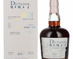 Dictador RIMA 1 22 Years Old AMERICAN OAK Cask Vintage 2000 43% Vol. 0,7l in Giftbox