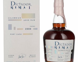Dictador RIMA 1 22 Years Old PORT CASK Vintage 2000 43% Vol. 0,7l in Giftbox