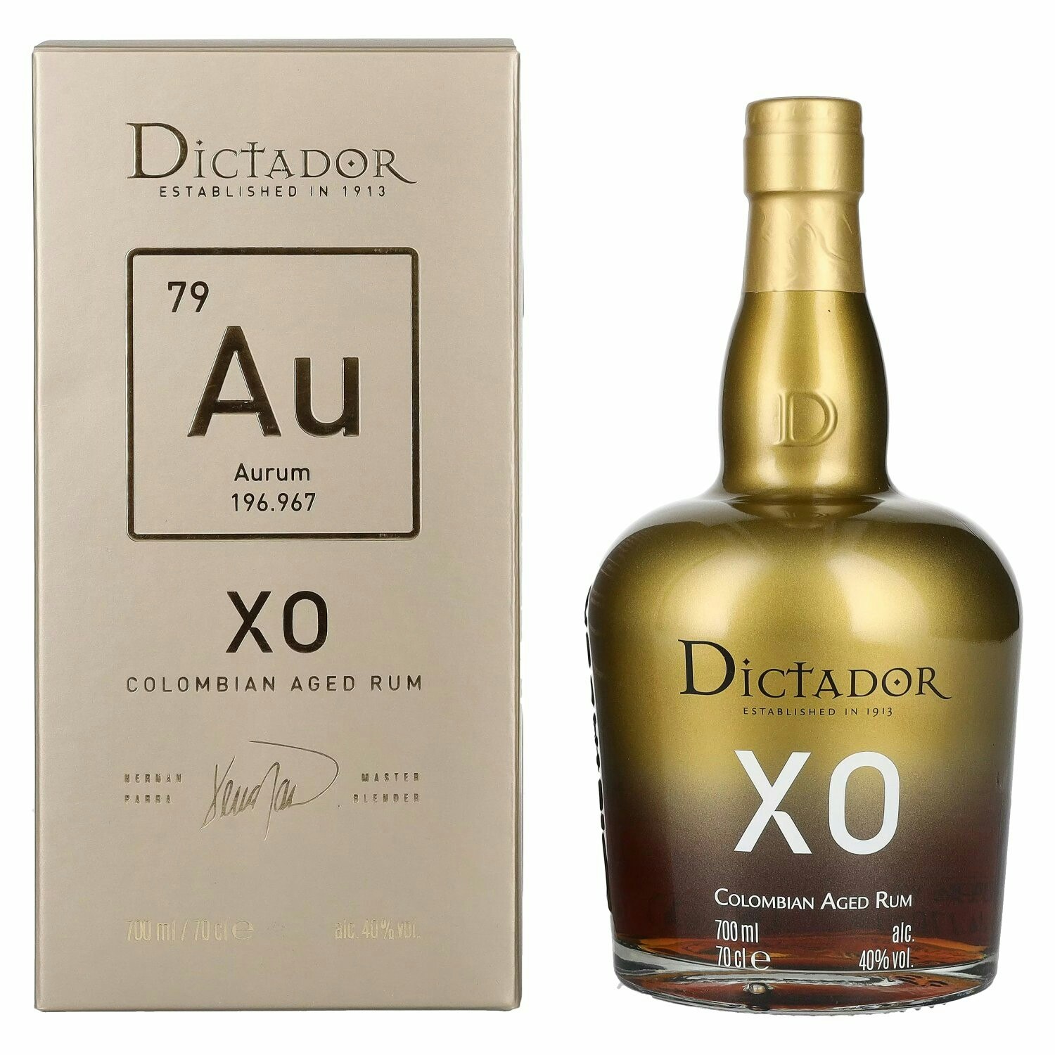 Dictador XO PERPETUAL Colombian Aged Rum 40% Vol. 0,7l in Giftbox
