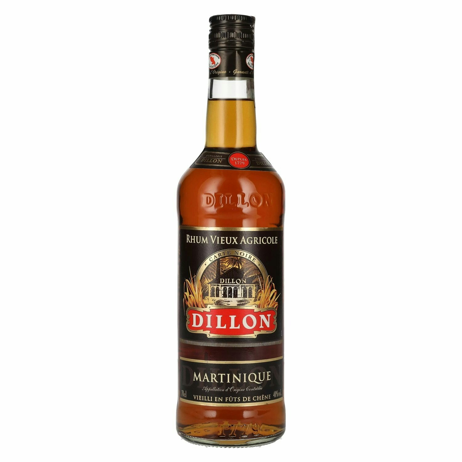 Dillon CARTE NOIRE Rhum Vieux Agricole 40% Vol. 0,7l