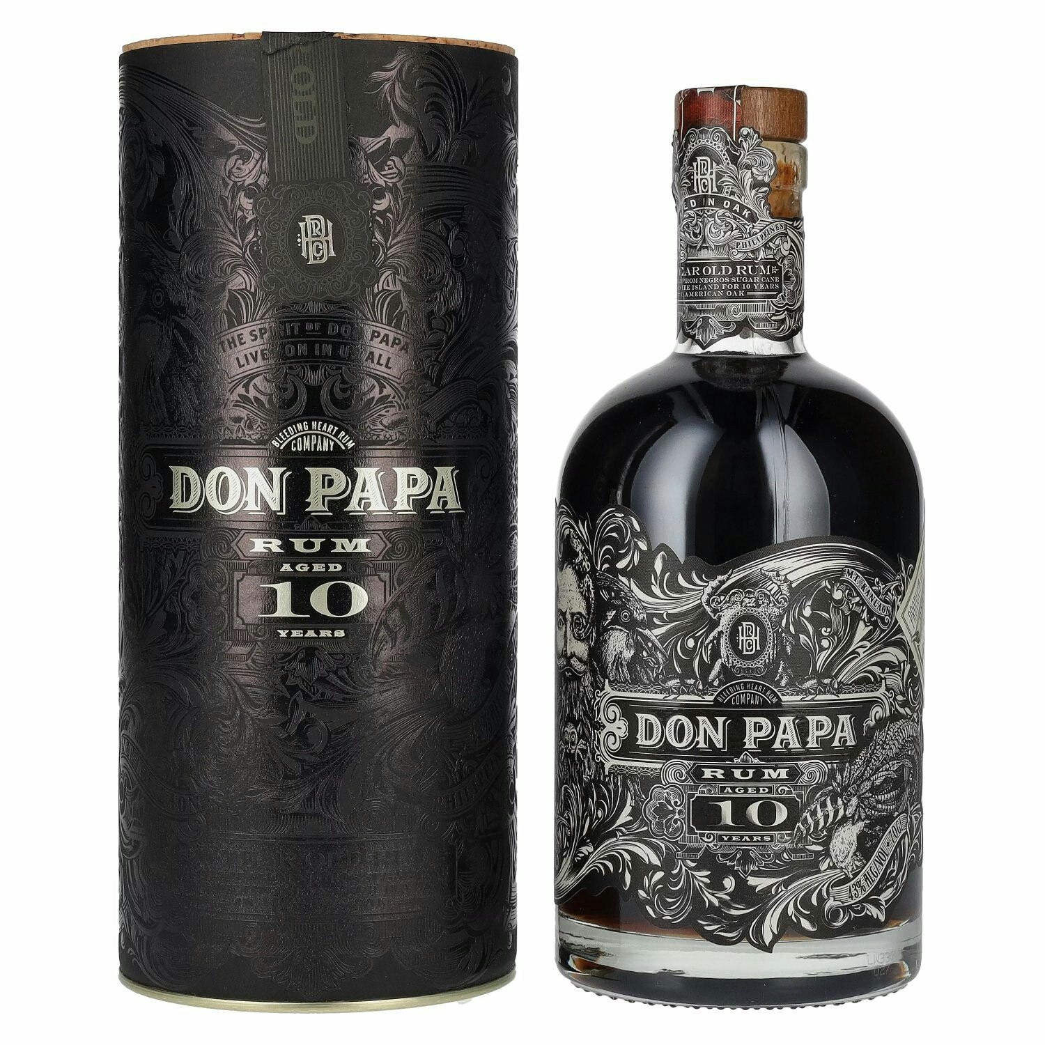 Don Papa Rum 10 Years Old 43% Vol. 0,7l in Giftbox