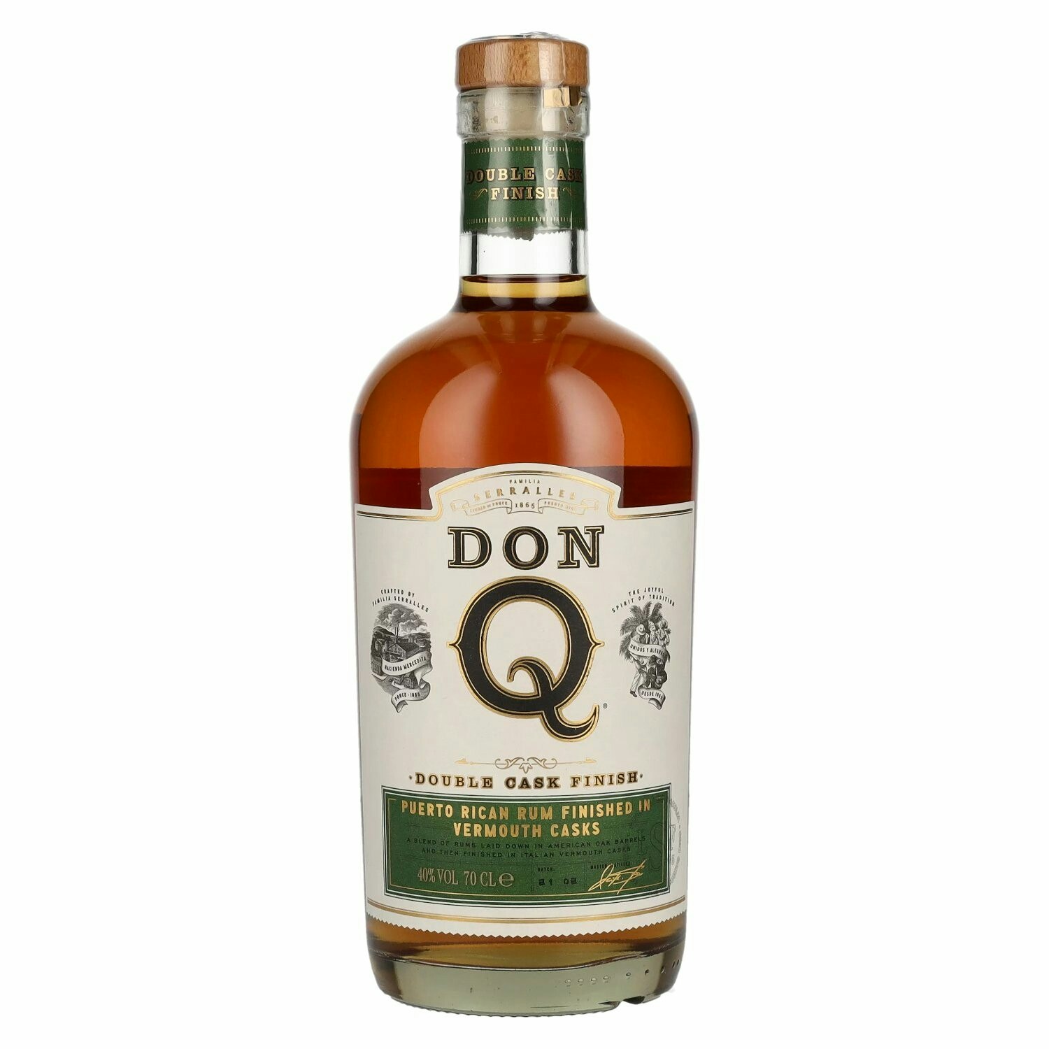 Don Q Double Aged Rum VERMOUTH CASK FINISH 40% Vol. 0,7l