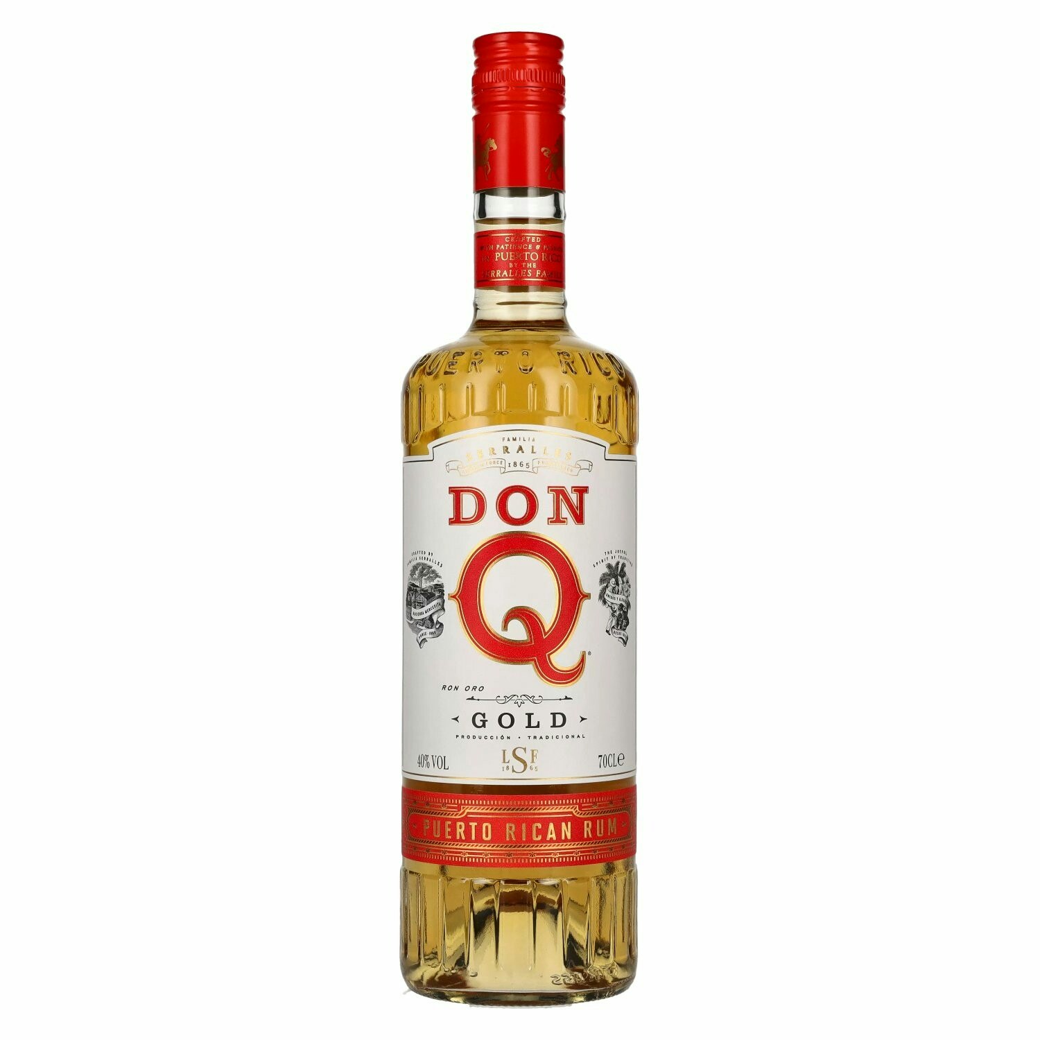 Don Q GOLD Puerto Rican Rum 40% Vol. 0,7l