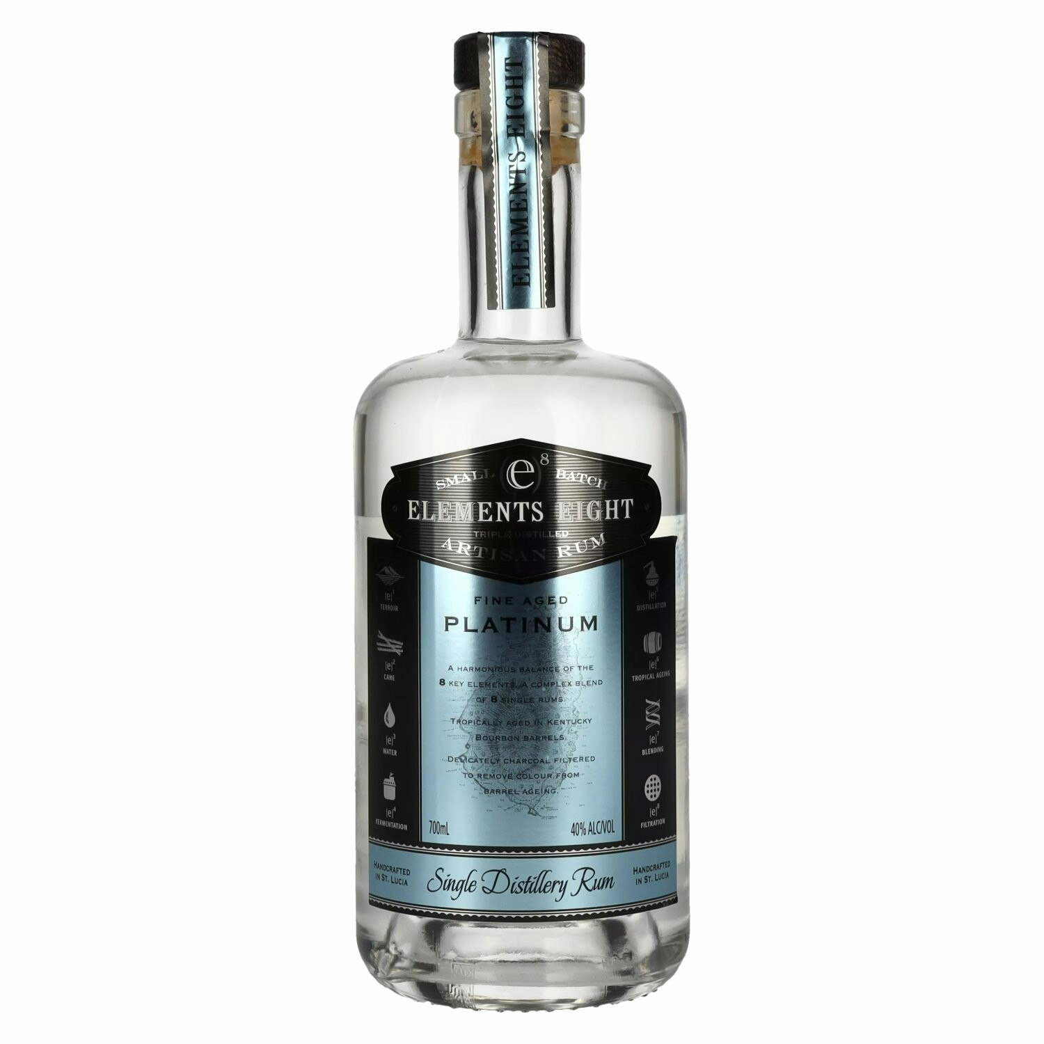 Elements Eight Platinum Rum 40% Vol. 0,7l