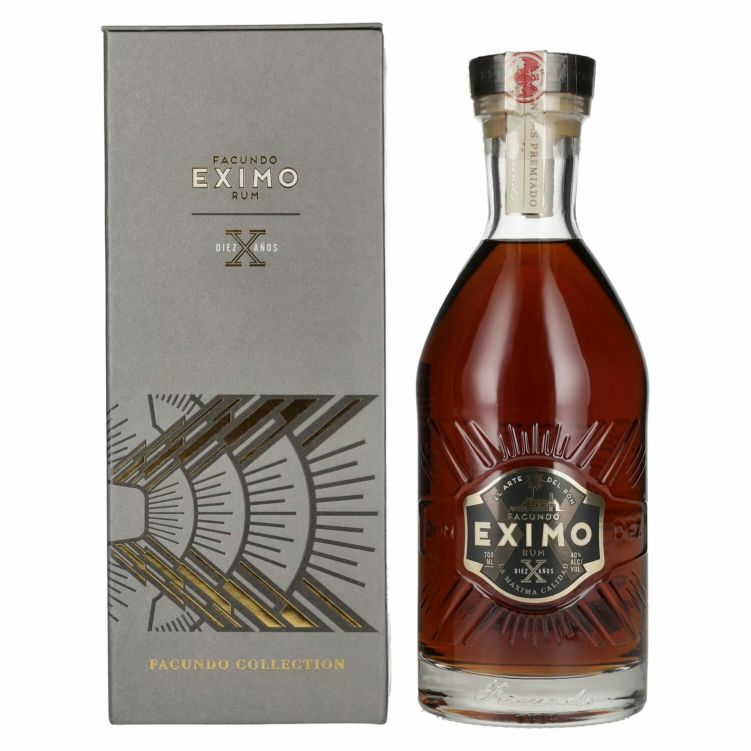 Facundo EXIMO X Años Rum 40% Vol. 0,7l in Giftbox