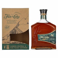 Flor de Caña 14 Years Old Rum 43% Vol. 0,7l in Giftbox