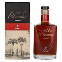 Gold of Mauritius 8 Solera Dark Rum 40% Vol. 0,7l in Giftbox