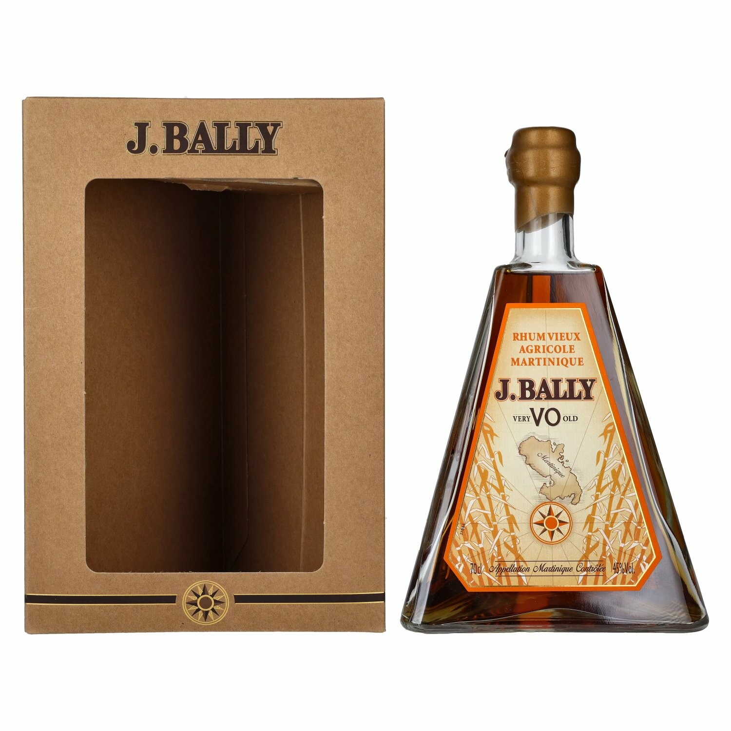 J. Bally Rhum Vieux Agricole VO 45% Vol. 0,7l in Giftbox