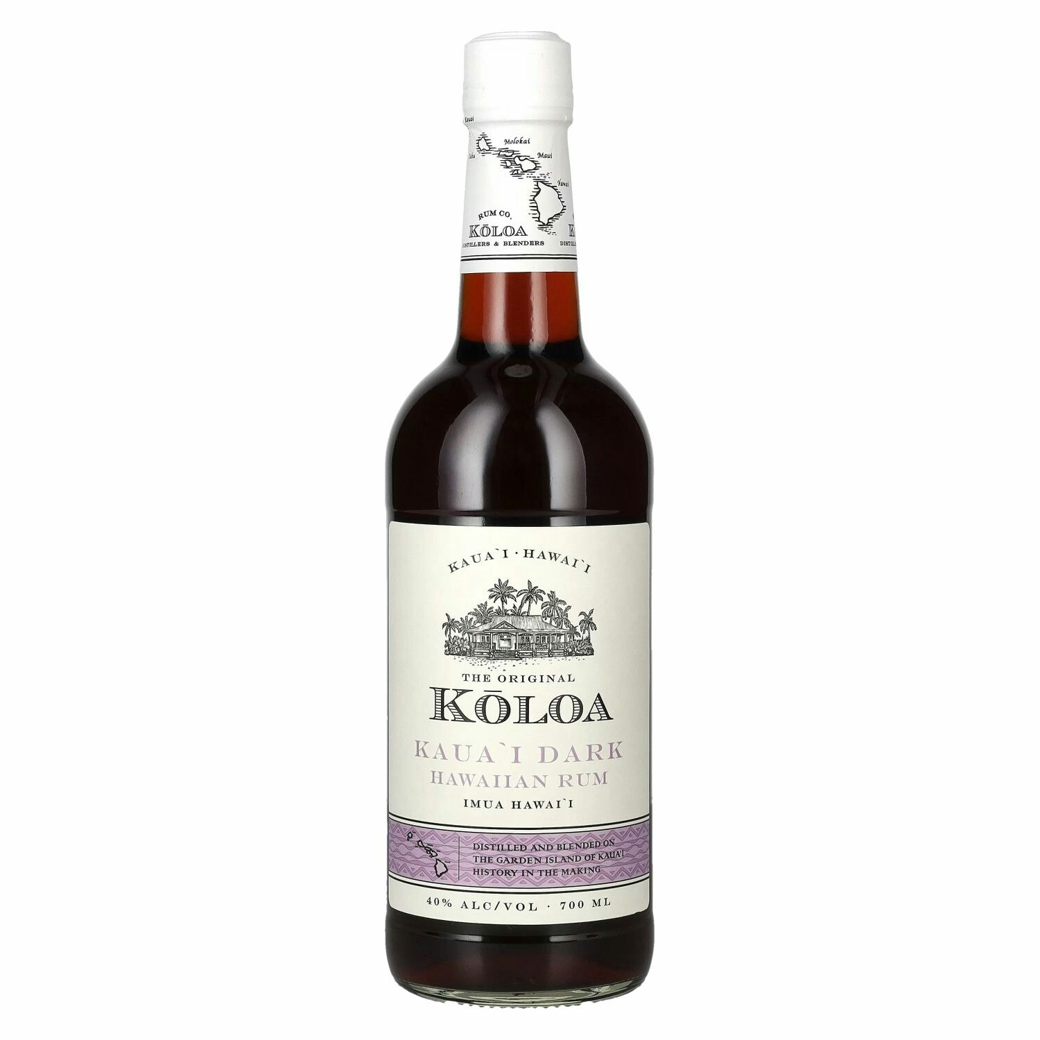 K?loa Kaua'i DARK Hawaiian Rum 40% Vol. 0,7l