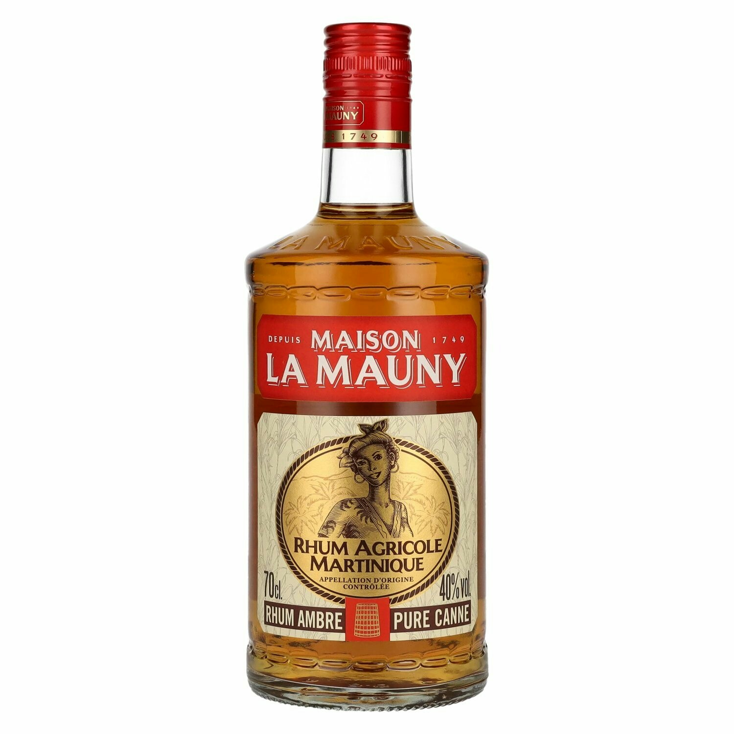 La Mauny 1749 Rhum Agricole Ambré 40% Vol. 0,7l