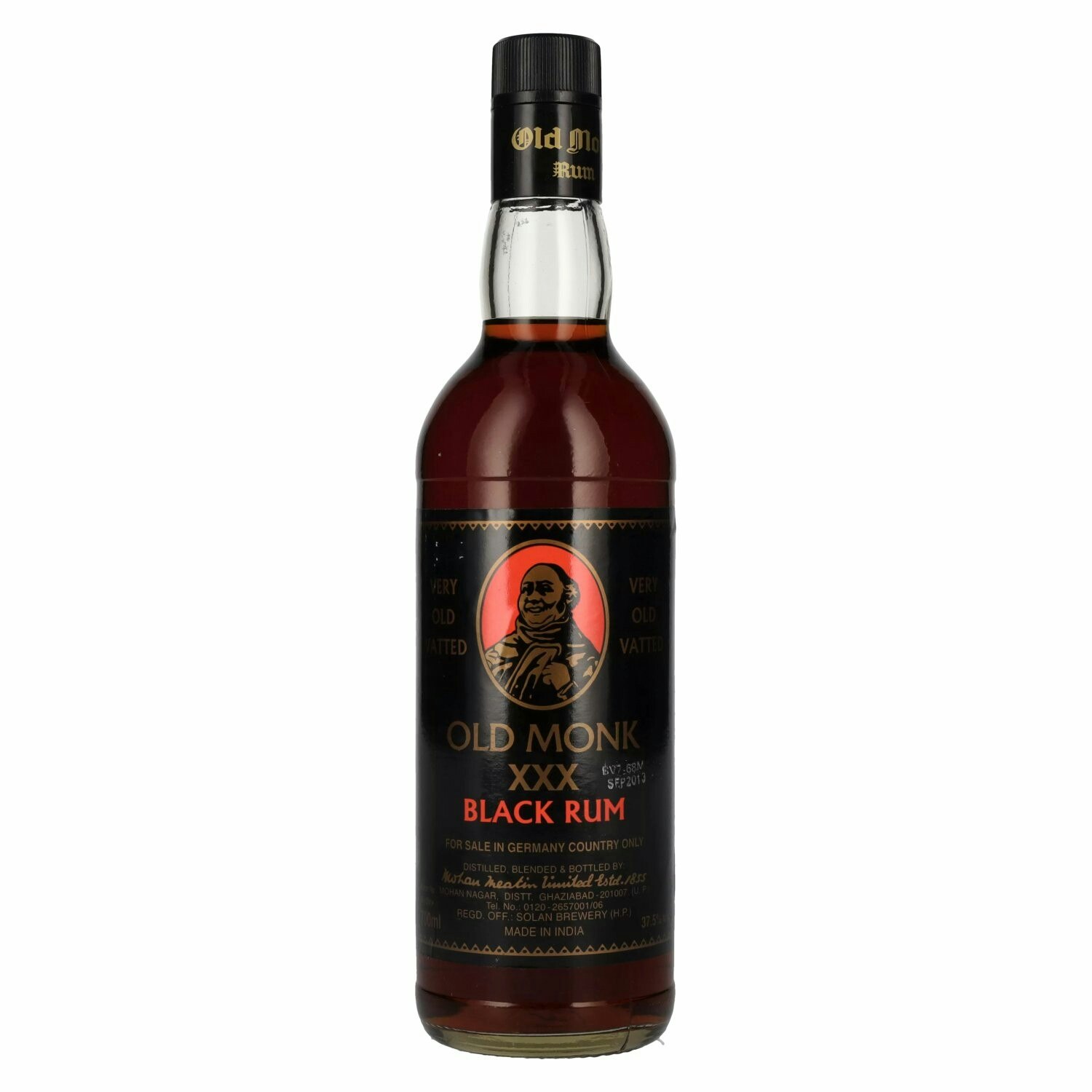 Old Monk XXX Black Rum 37,5% Vol. 0,7l