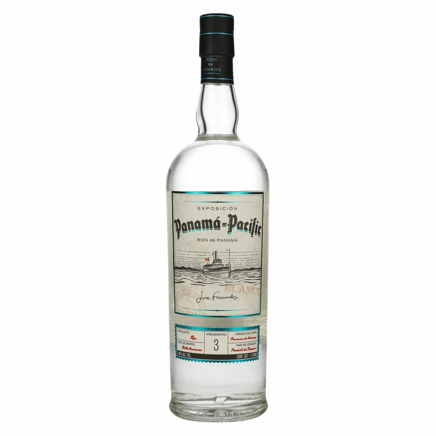 Panamá-Pacific 3 Añejamiento Rum 40% Vol. 1l