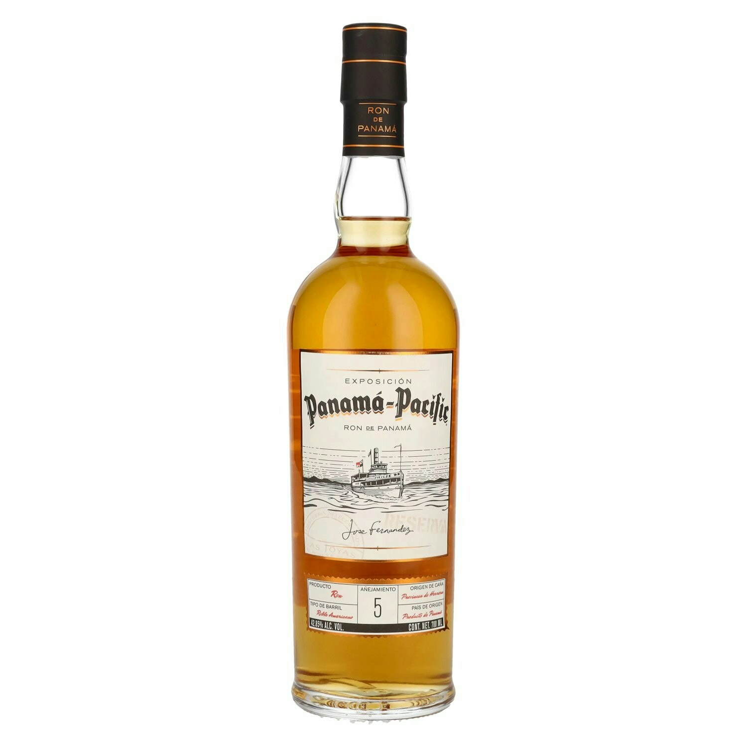 Panamá-Pacific 5 Añejamiento Rum 42,9% Vol. 0,7l
