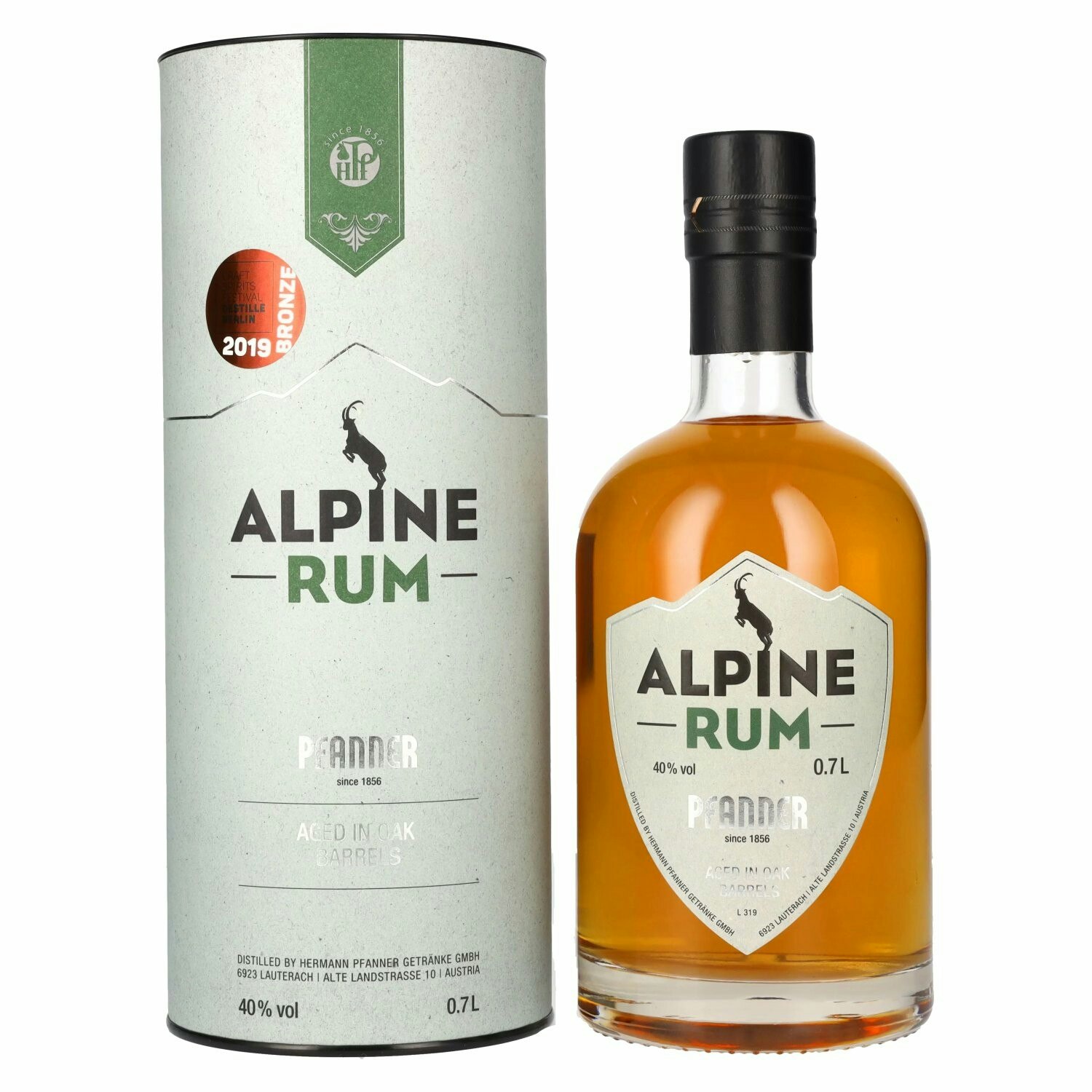 Pfanner Alpine Rum 40% Vol. 0,7l in Giftbox