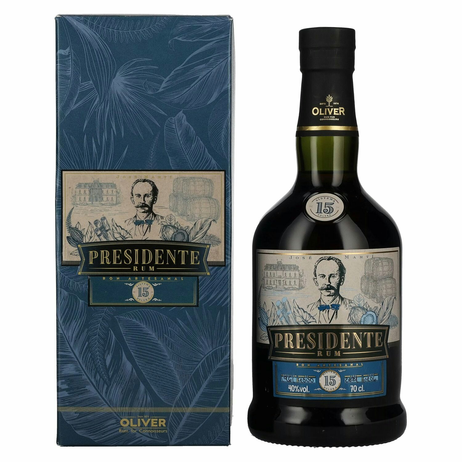 Presidente 15 Sistema Solera Rum 40% Vol. 0,7l in Giftbox