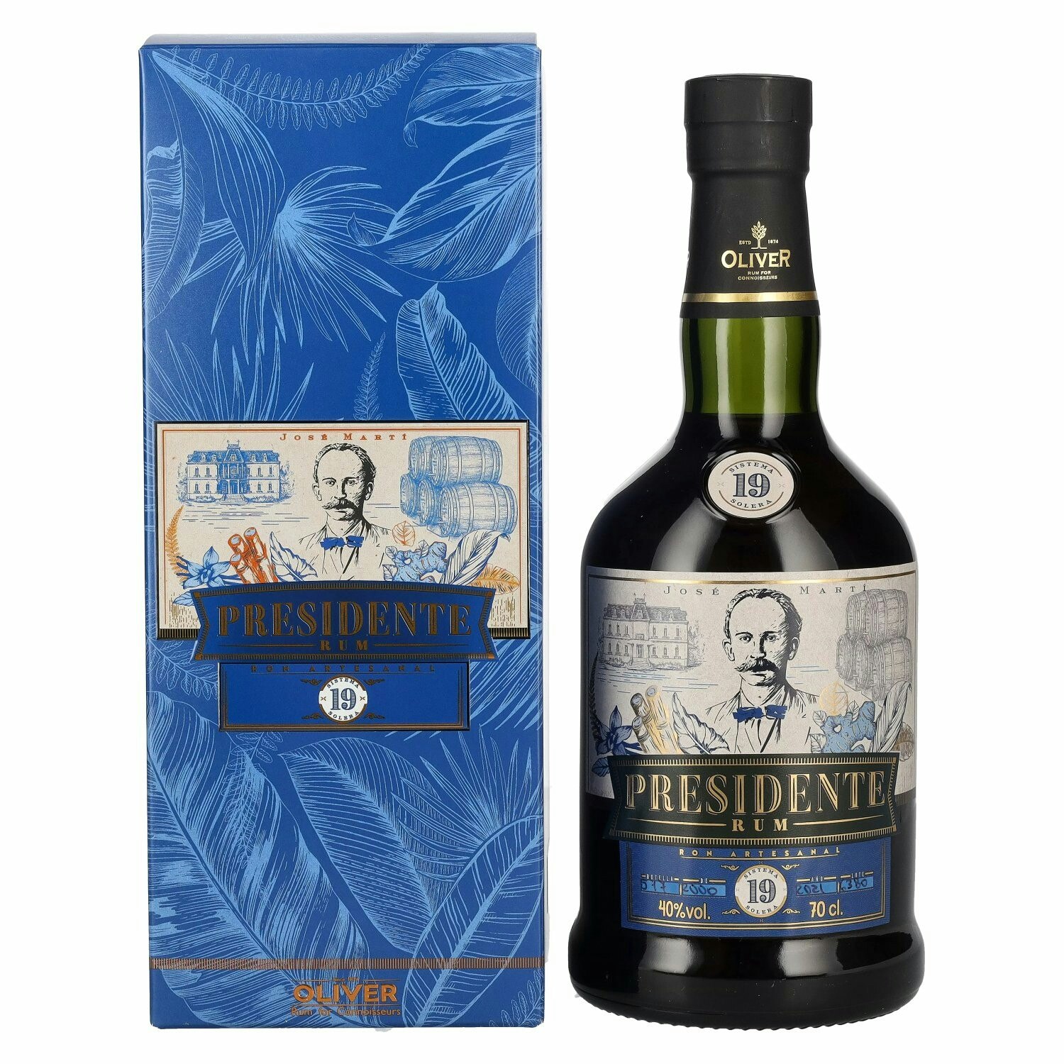 Presidente Marti 19 Sistema Solera 40% Vol. 0,7l in Giftbox