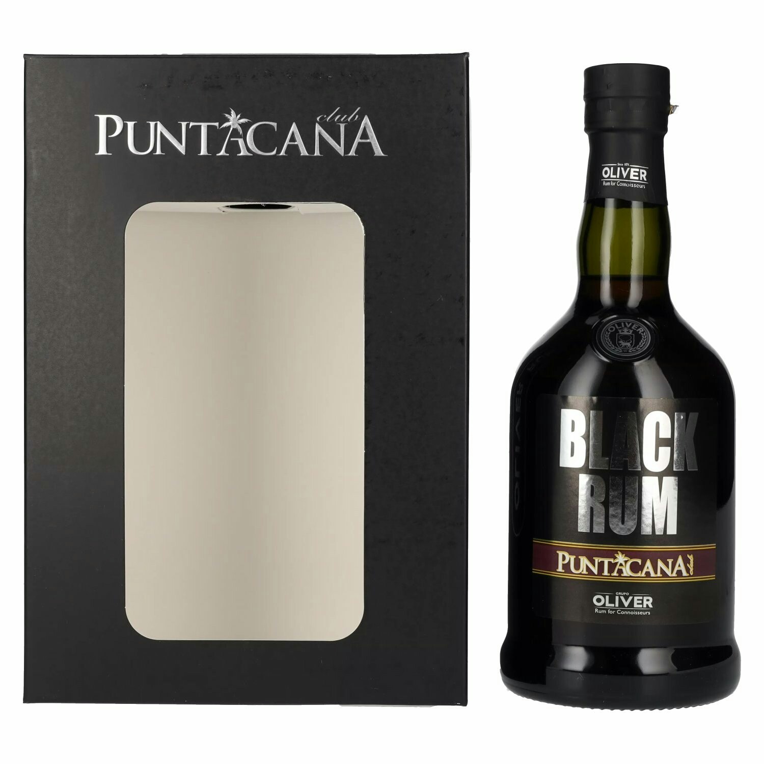Punta Cana Club BLACK RUM 38% Vol. 0,7l in Giftbox