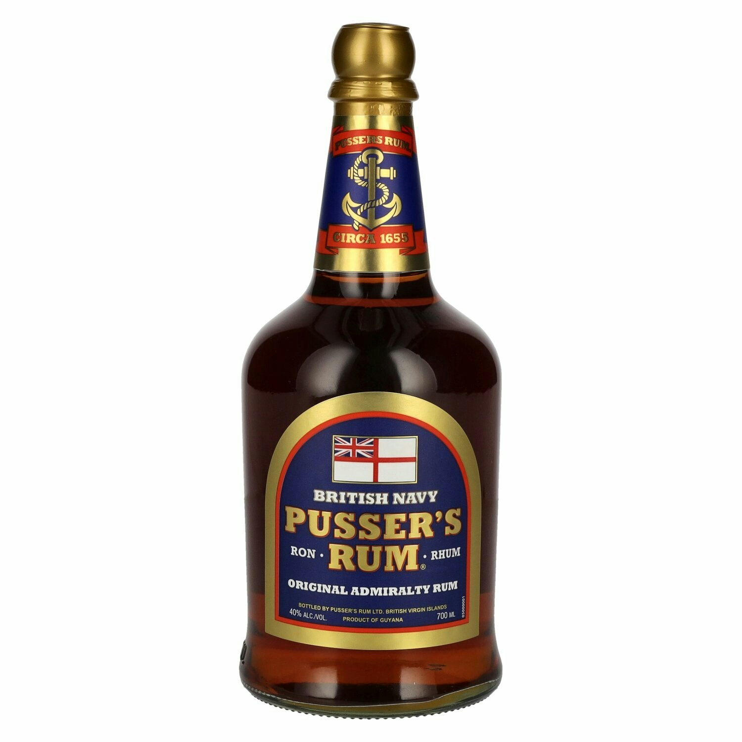 Pusser's Original Admiralty Rum 40% Vol. 0,7l