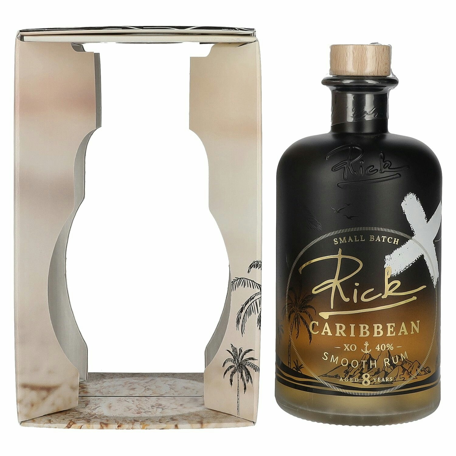 Rick Caribbean XO 8 Years Old Smooth Rum 40% Vol. 0,5l in Giftbox