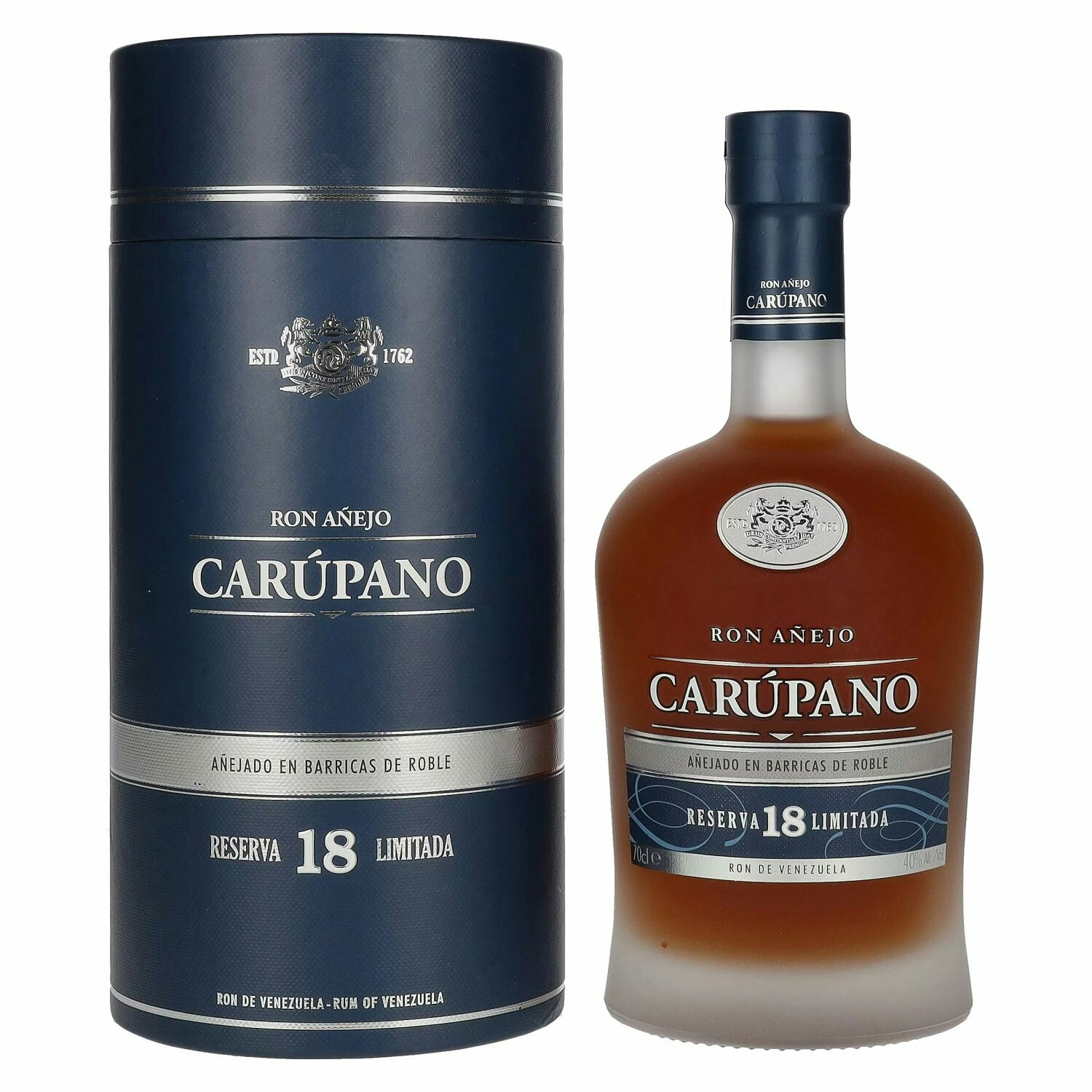 Ron Añejo Carúpano Reserva 18 Limitada 40% Vol. 0,7l in Giftbox