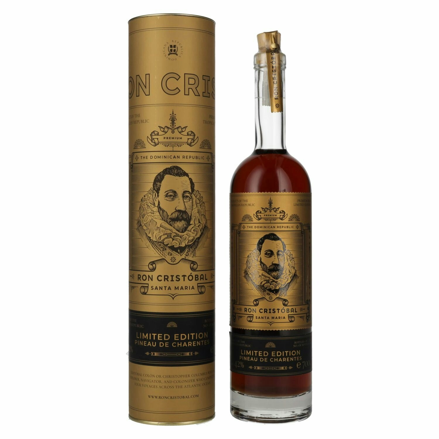 Ron Cristóbal Santa Maria PINEAU 2008 42% Vol. 0,7l in Giftbox