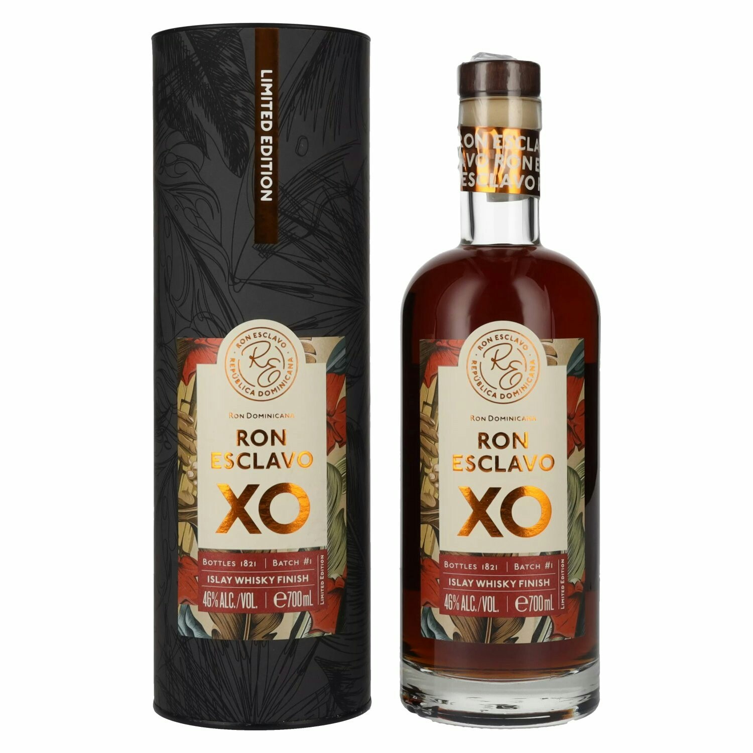 Ron Esclavo XO Islay Whisky Finish Batch #1 46% Vol. 0,7l in Giftbox