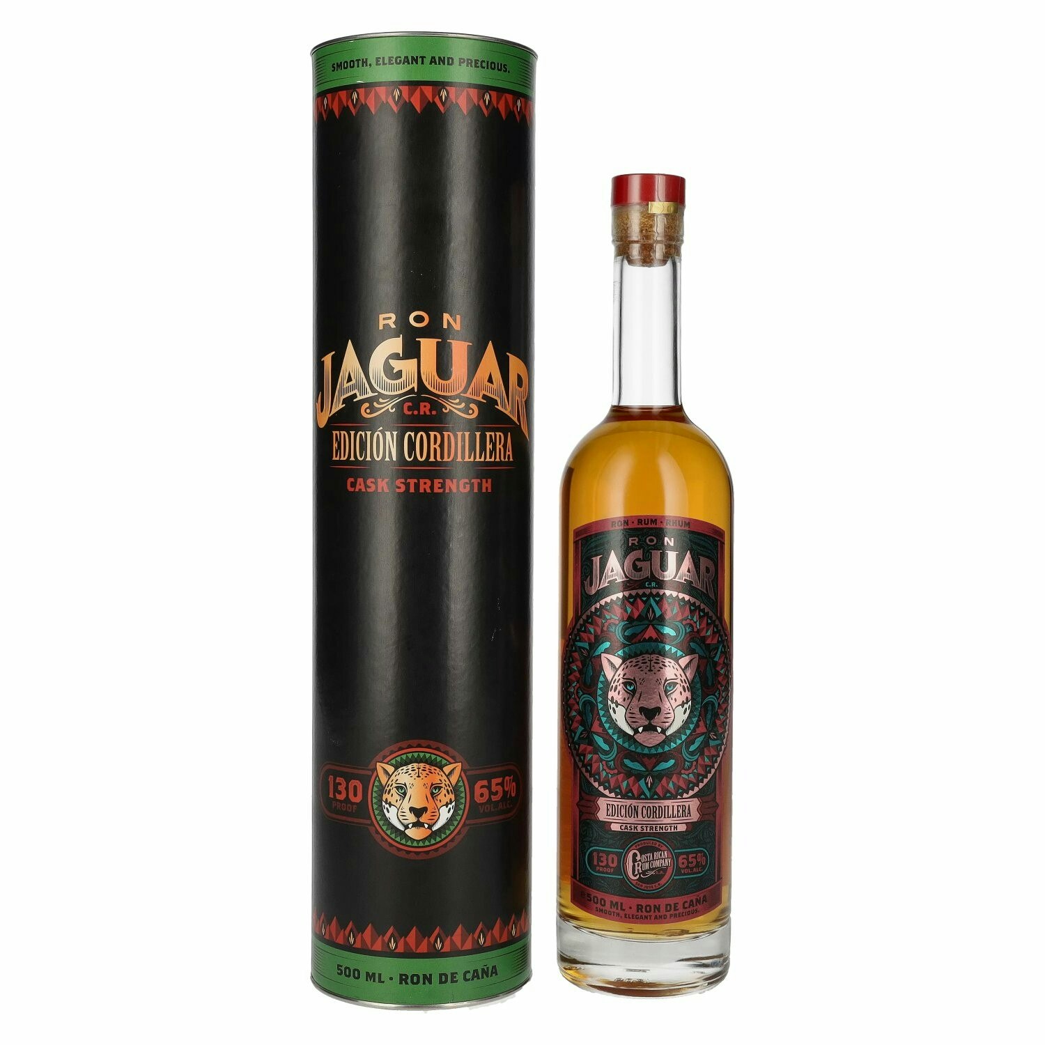 Ron Jaguar EDICIÓN CORDILLERA 130 Proof Cask Strength 65% Vol. 0,5l in Giftbox