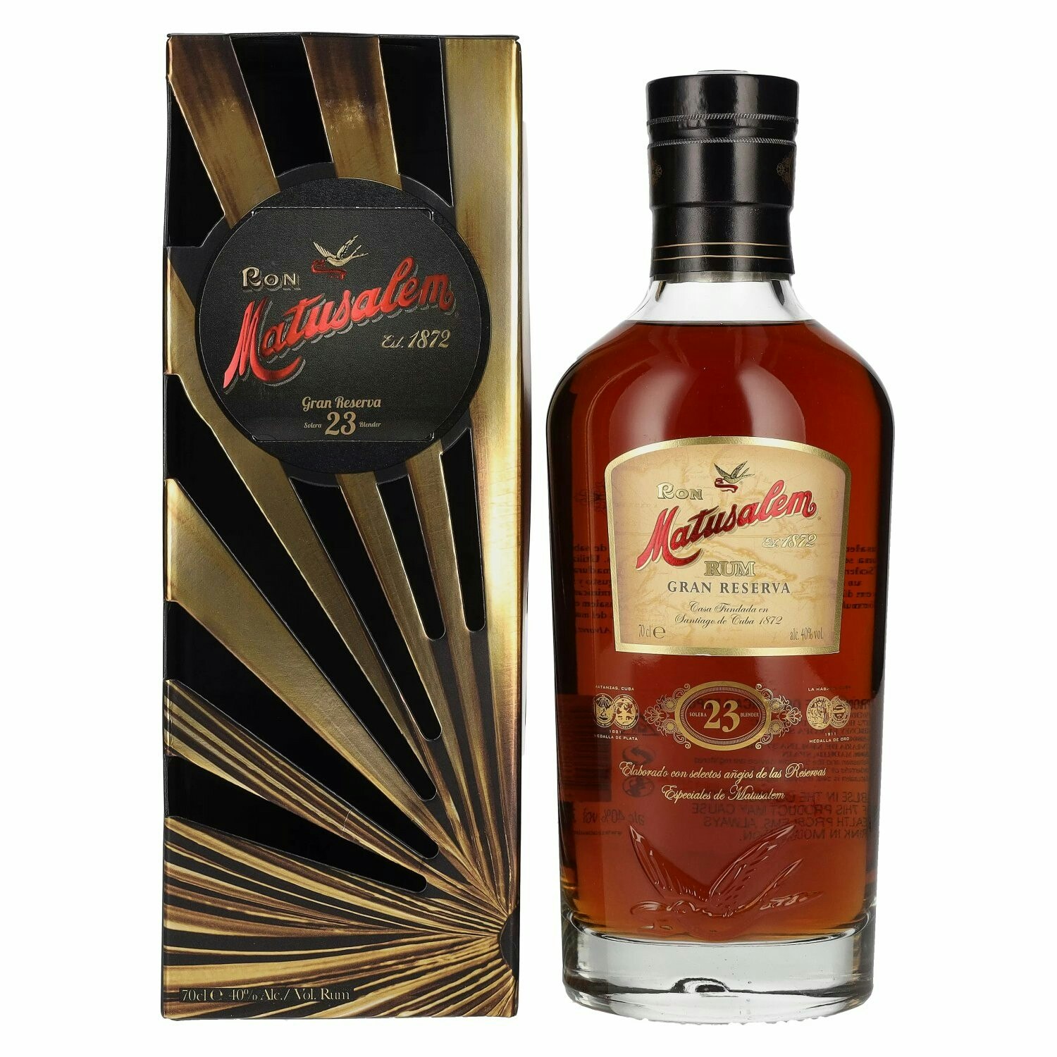 Ron Matusalem 23 Solera Gran Reserva Rum 40% Vol. 0,7l in Giftbox