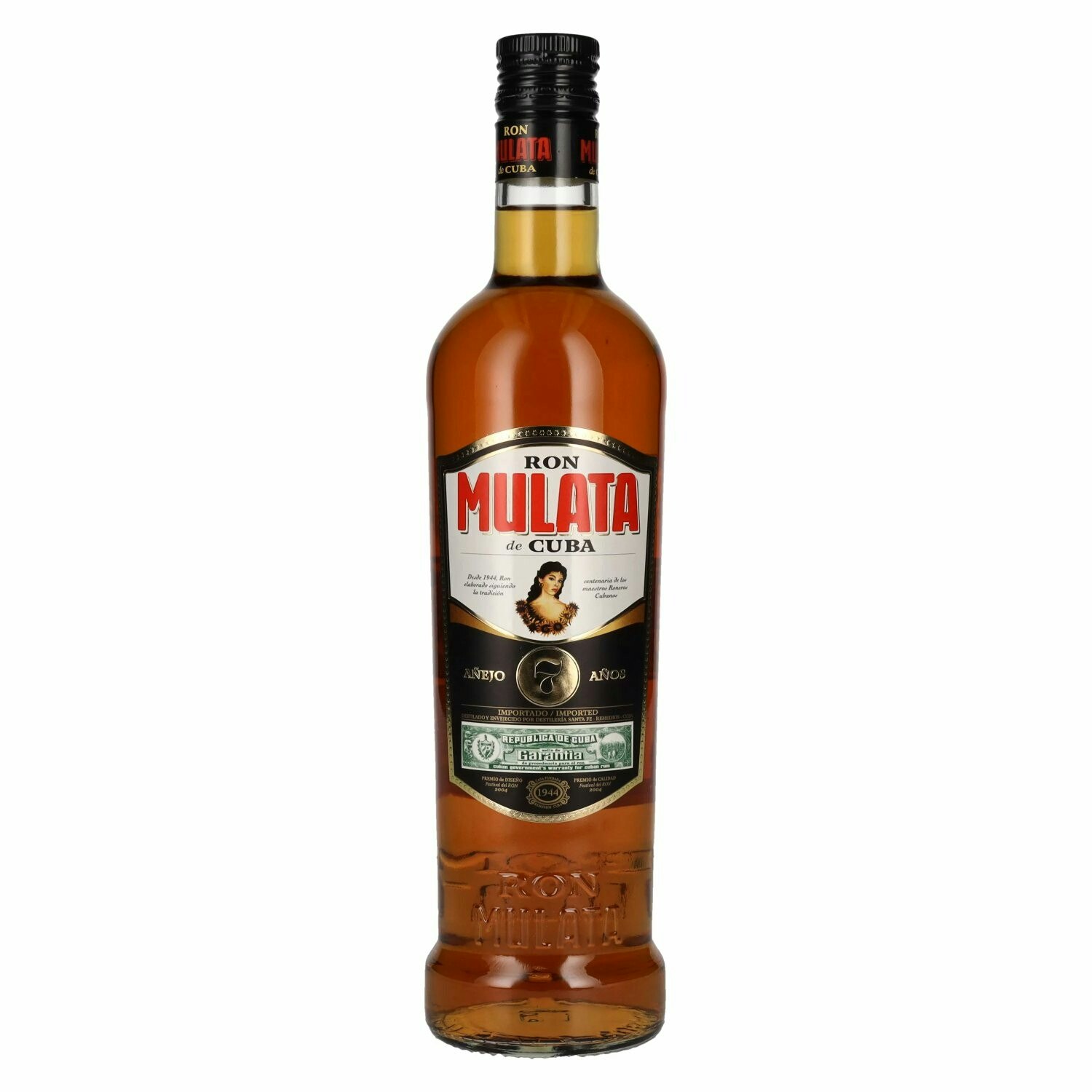 Ron Mulata de Cuba Añejo 7 Años 38% Vol. 0,7l