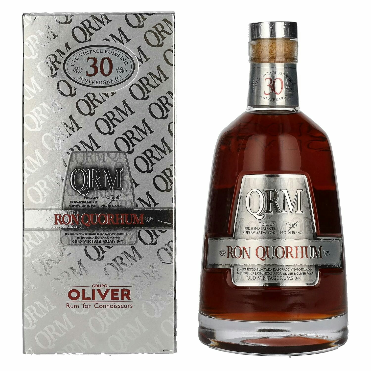 Ron Quorhum 30 Aniversario Old Vintage Rum 40% Vol. 0,7l in Giftbox