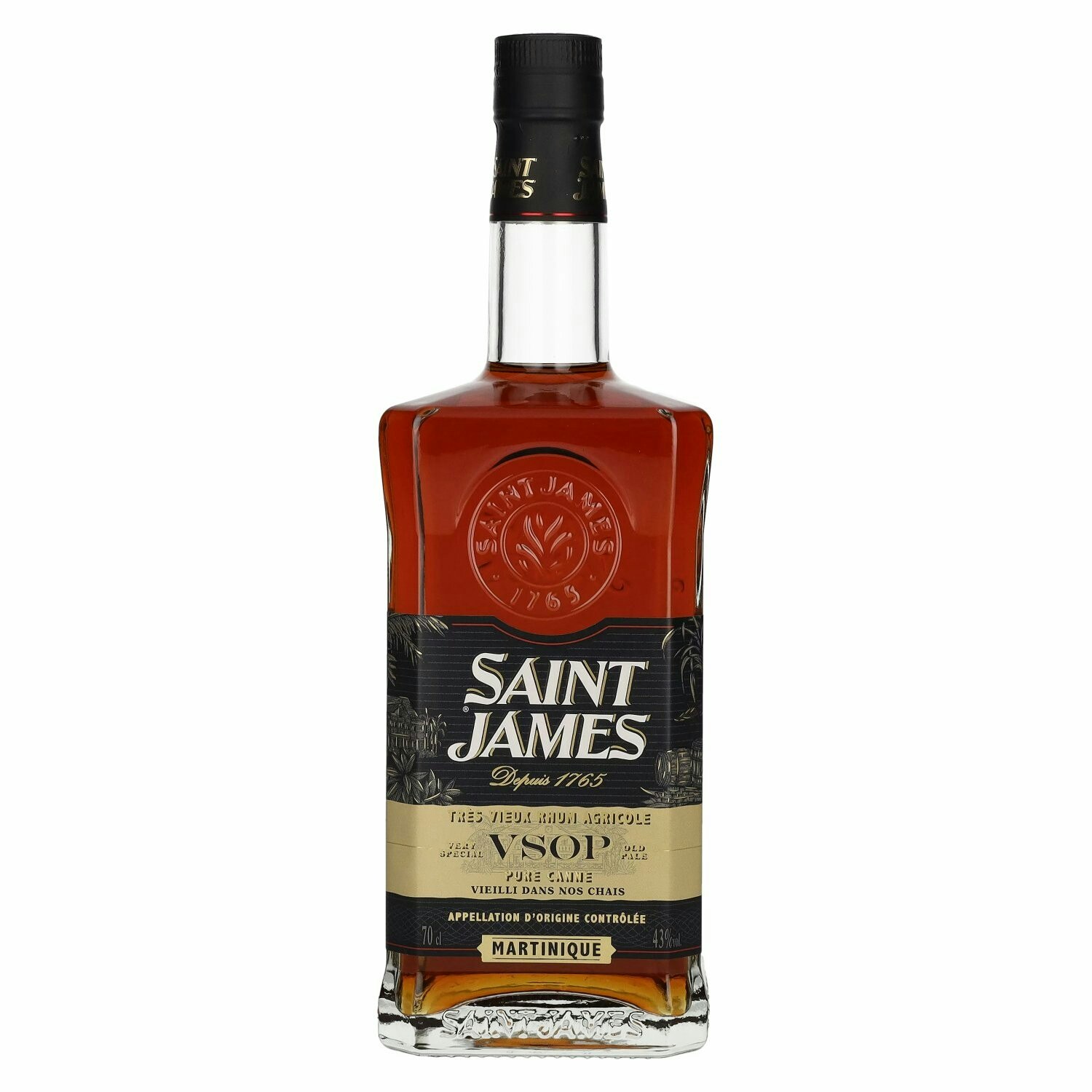 Saint James VSOP Trés Vieux Rhum Agricole Martinique 43% Vol. 0,7l