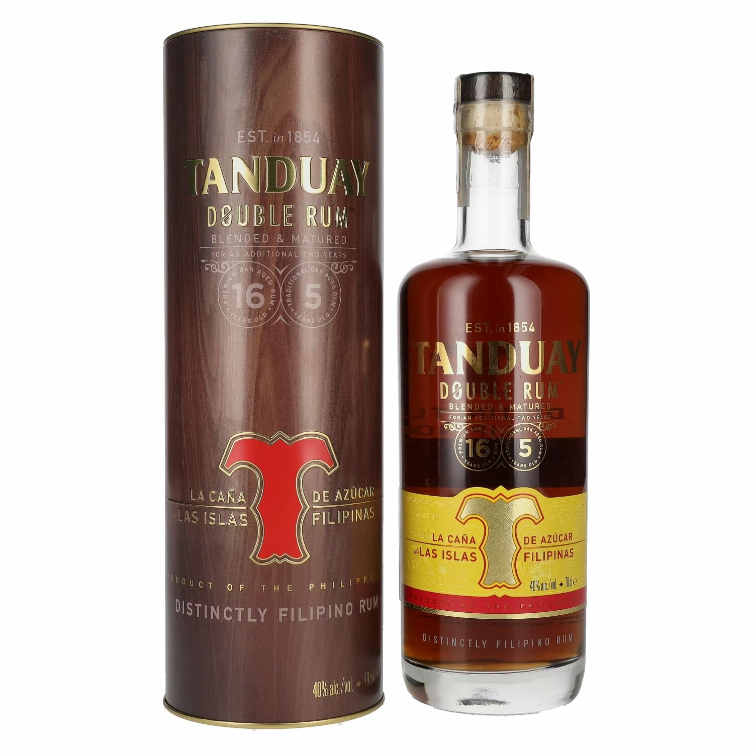 Tanduay Double Filipino Rum 40% Vol. 0,7l in Tinbox