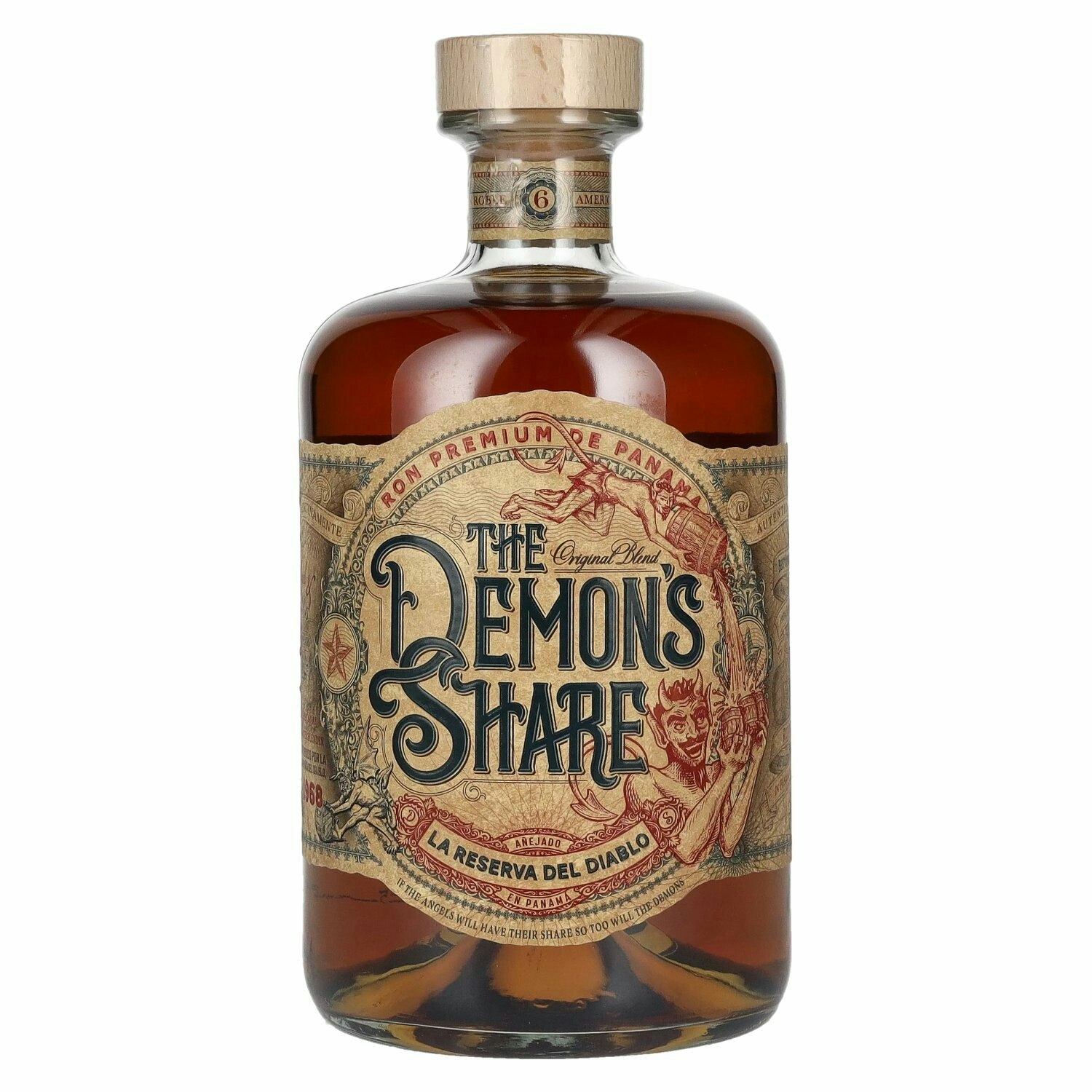 The Demon's Share La Reserva del Diablo 6 Years 40% Vol. 0,7l