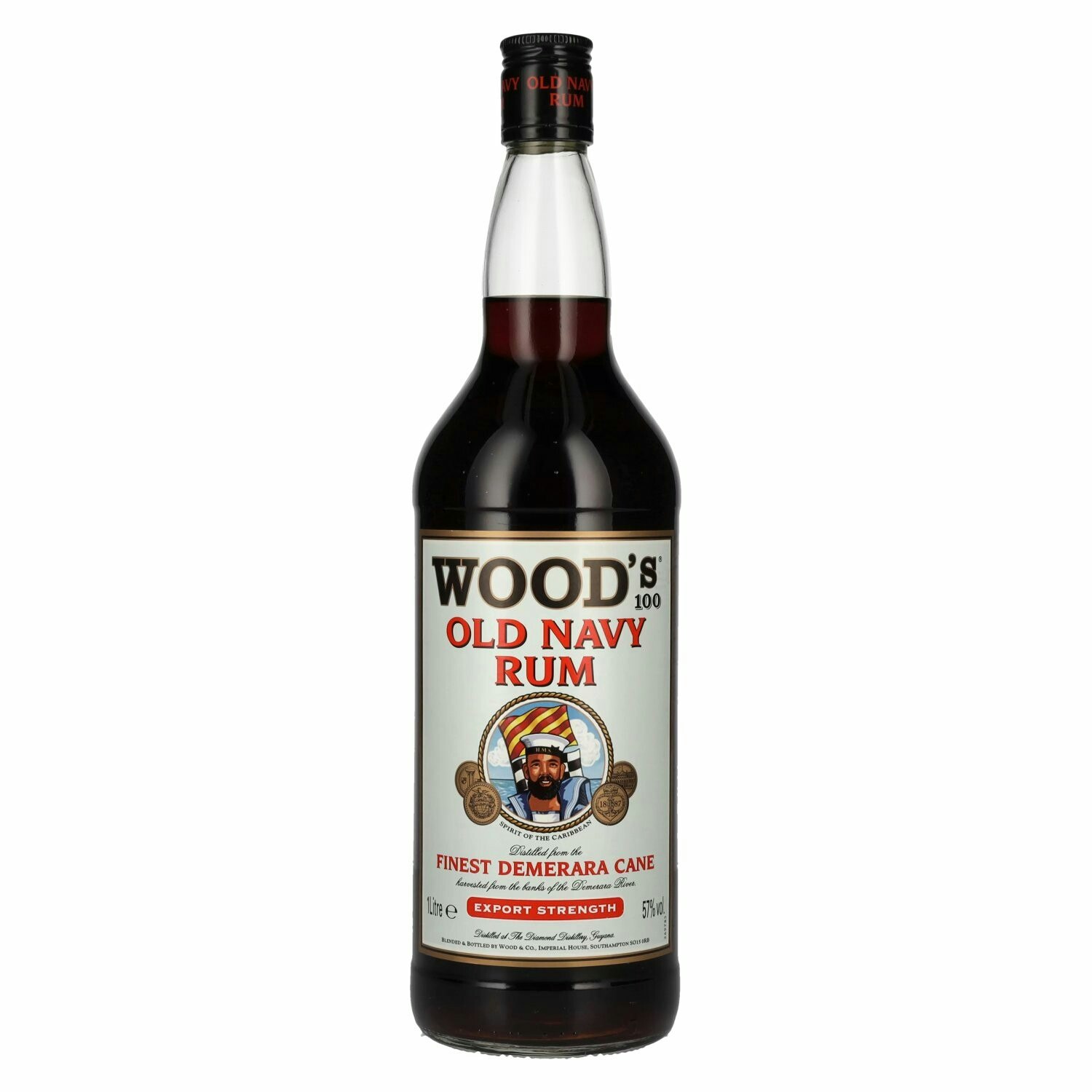 WOOD'S 100 Old Navy Rum 57% Vol. 1l