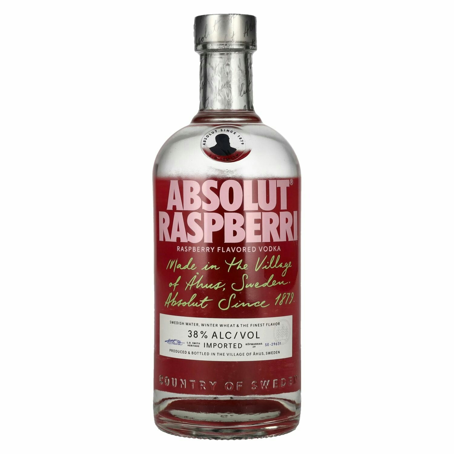 Absolut RASPBERRY Flavored Vodka 38% Vol. 0,7l