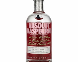 Absolut RASPBERRY Flavored Vodka 38% Vol. 0,7l