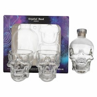 Crystal Head Vodka 40% Vol. 0,7l in Giftbox with 2 glasses